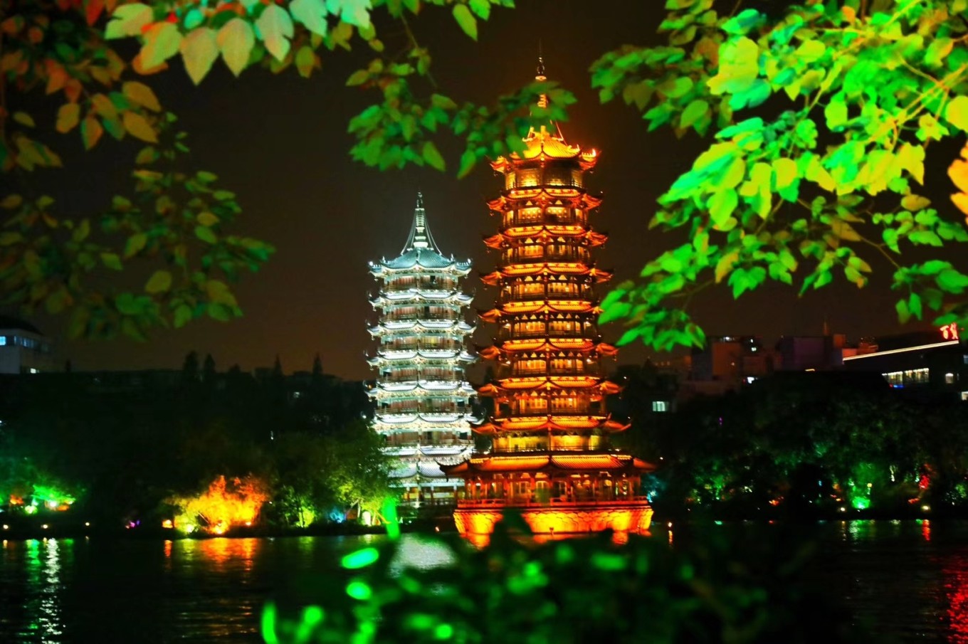 桂林山水乘船游覽路線